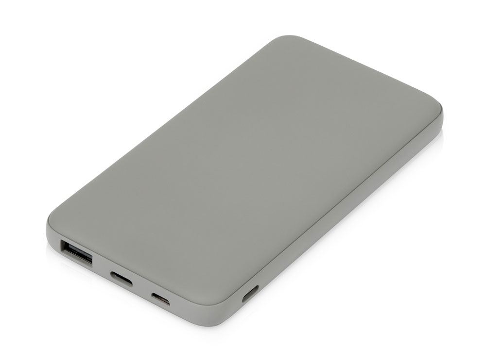 Подарочный набор с термокружкой и повербанком С2, 10000 mAh, серый