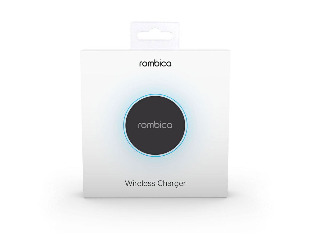 Беспроводное зарядное устройство Rombica  NEO Core Quick c быстрой зарядкой, черный (с лого) (Р)