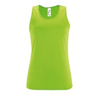 Майка женская Sporty TT Women зеленый неон, размер XXL