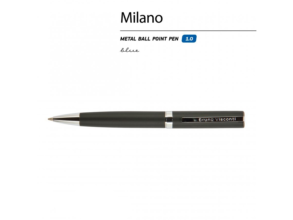 Ручка металлическая шариковая Milano