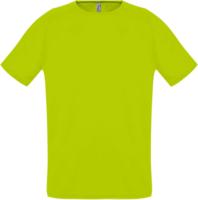 Футболка унисекс Sporty 140 зеленый неон, размер 3XL