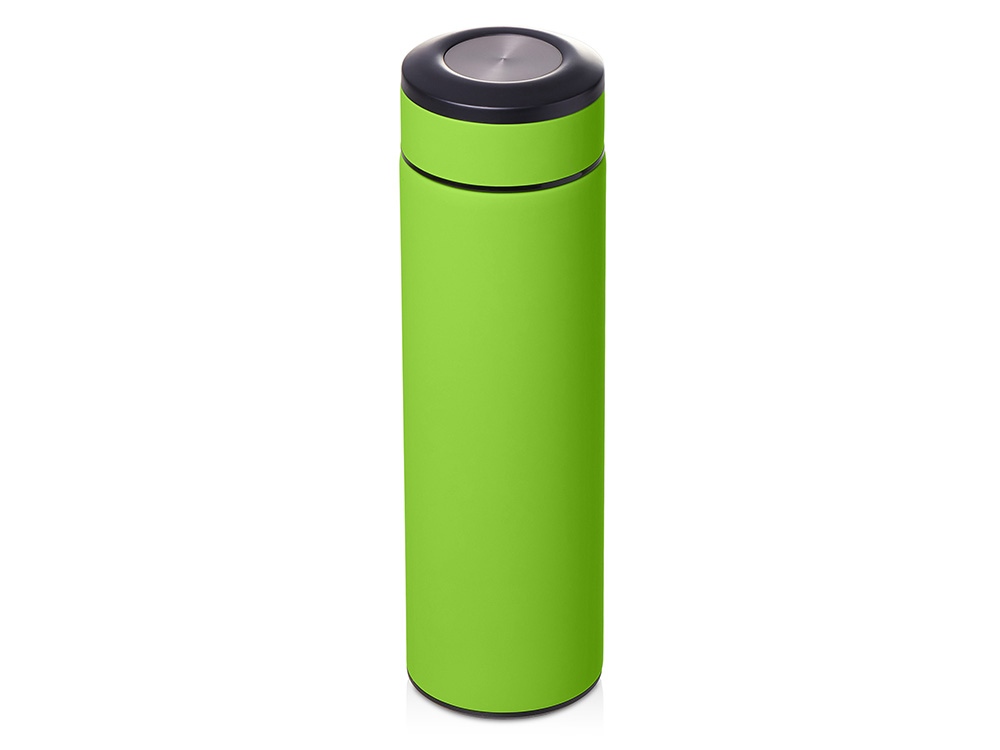 Вакуумный термос Vacuum Flask C1, soft touch, 420мл, зеленое яблоко