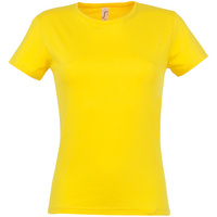 Футболка женская Miss 150 желтая, размер XXL