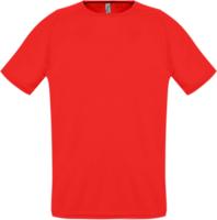 Футболка унисекс Sporty 140 красная, размер 3XL
