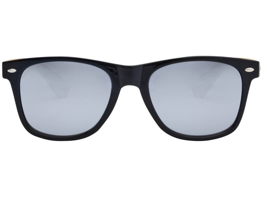 Солнцезащитные очки Hue с бамбуковыми дужками - Серебристый