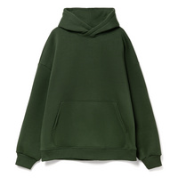 Худи Kulonga Oversize, темно-зеленое, размер 3XL/4XL
