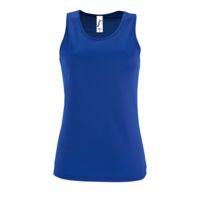 Майка женская Sporty TT Women ярко-синяя, размер XXL