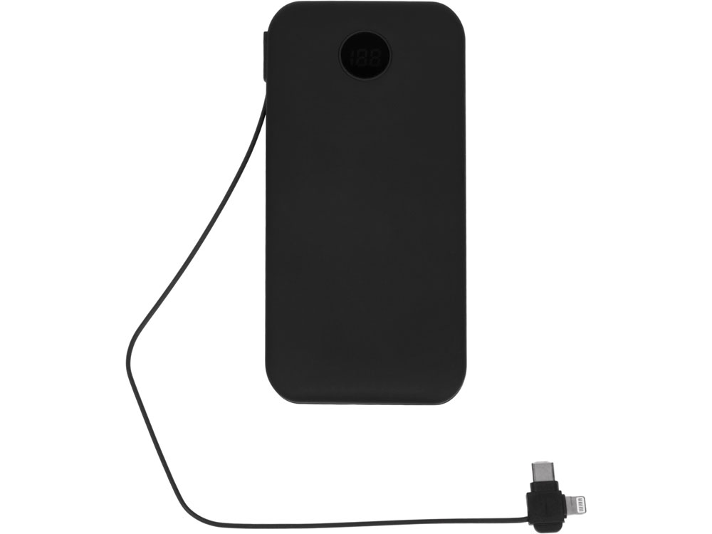 Внешний аккумулятор с подсветкой лого Astro, soft-touch, 10000 mAh