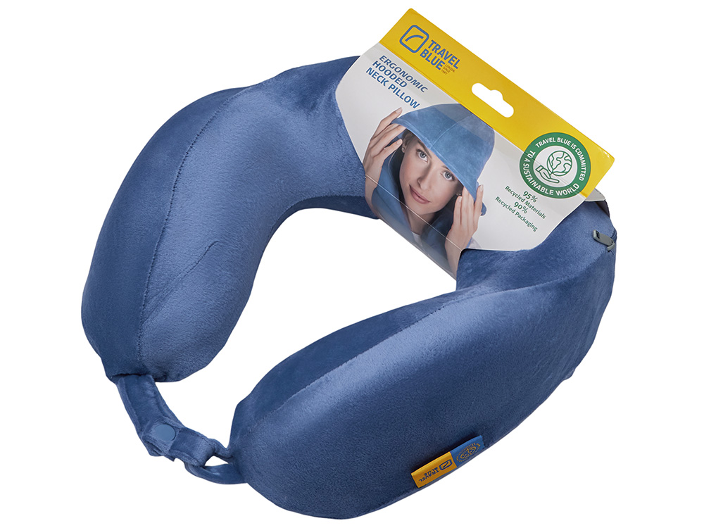 Подушка для путешествий с капюшоном Hooded Tranquility Pillow