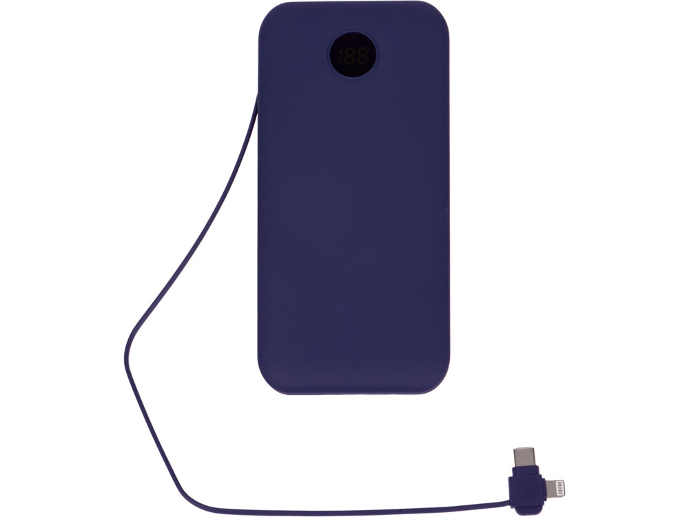 Внешний беспроводной аккумулятор с подсветкой лого Astro, soft-touch, 10000 mAh