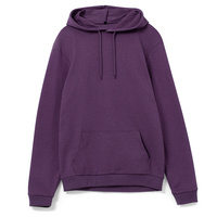 Толстовка с капюшоном унисекс Hoodie, фиолетовый меланж, размер 3XL
