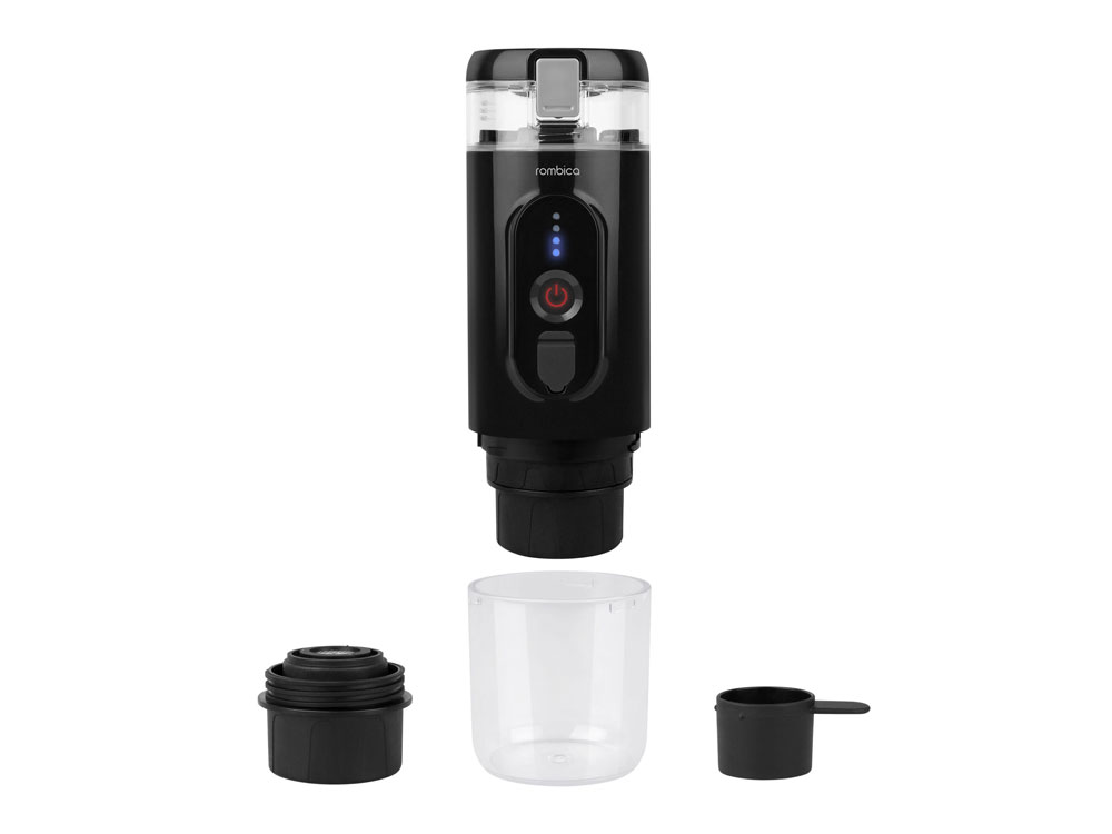 Портативная кофемашина с подогревом Barista 2 с логотипом Rombica