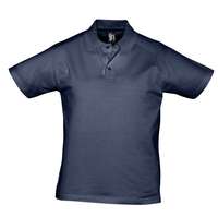 Рубашка поло мужская Prescott men 170 темно-синяя с белым, размер 3XL