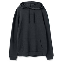 Толстовка с капюшоном унисекс Hoodie, темно-серая, размер 5XL