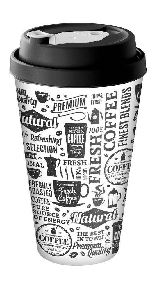 Стакан с крышкой Tumbler на заказ, S