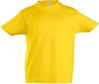 Футболка детская Imperial Kids 190 желтая, на рост 142-152 см (12 лет)