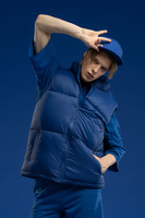 Жилет двусторонний V2, синий, размер 3XL/4XL