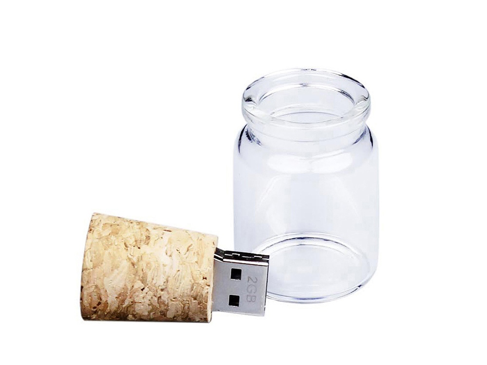 Флешнакопитель в виде пробки в бутылочке на 16 Гб