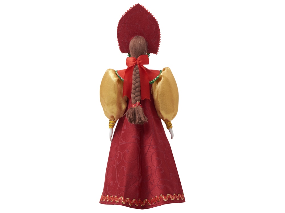 Подарочный набор: кукла фарфоровая, чай Малина с мятой