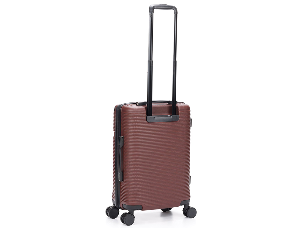 Чемодан TORBER Onego, бордовый, ABS-пластик, 59,5 х 39,5 х 24 см, 46 л