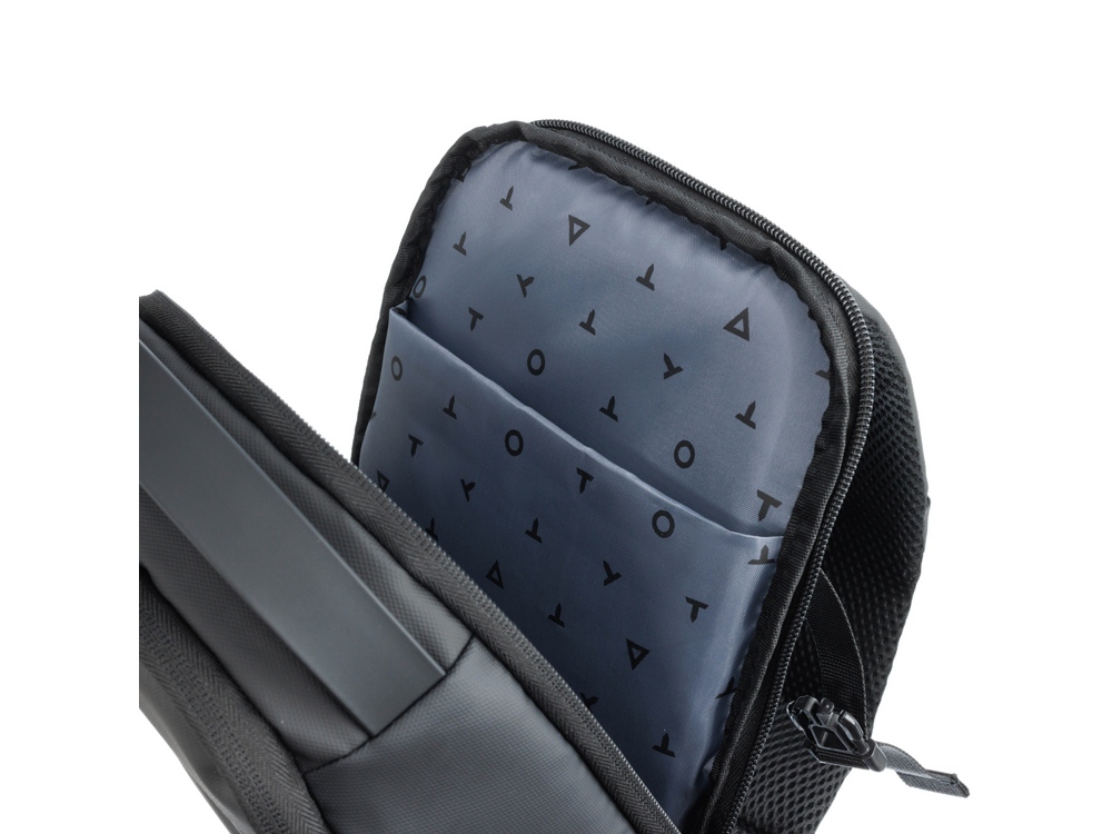 Рюкзак на одно плечо TORBER Xtreme, белый/чёрный, 20 х 8 х 31 см, 5л