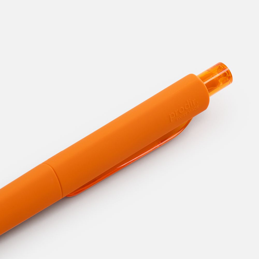 Ручка шариковая Prodir DS8 PRR-T Soft Touch, оранжевая