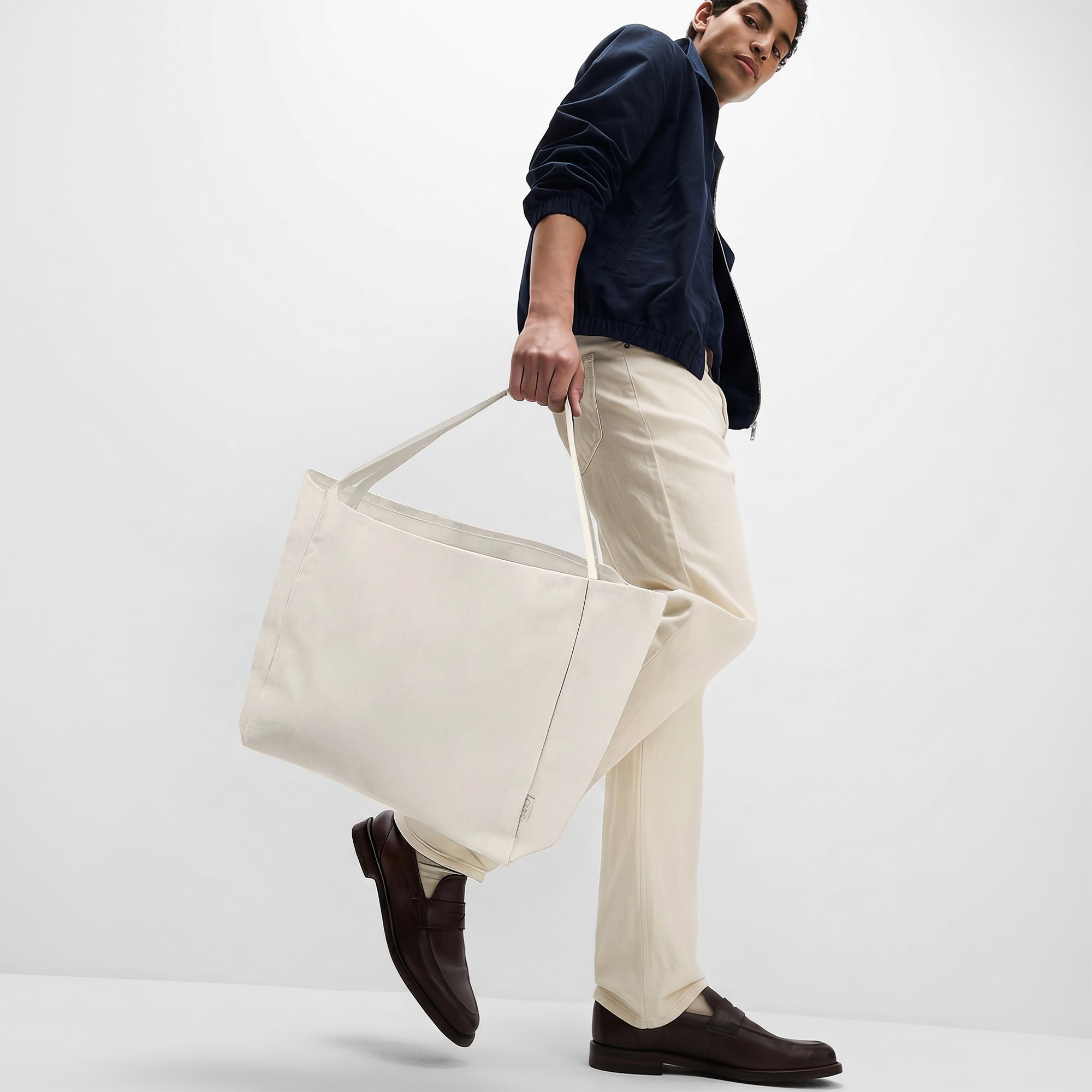 Шоппер-оверсайз Grossbag из переработанного хлопка, 340 г/м2