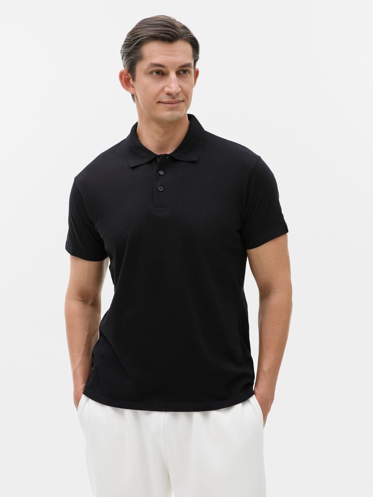 Рубашка поло мужская Prescott Men 170, черная