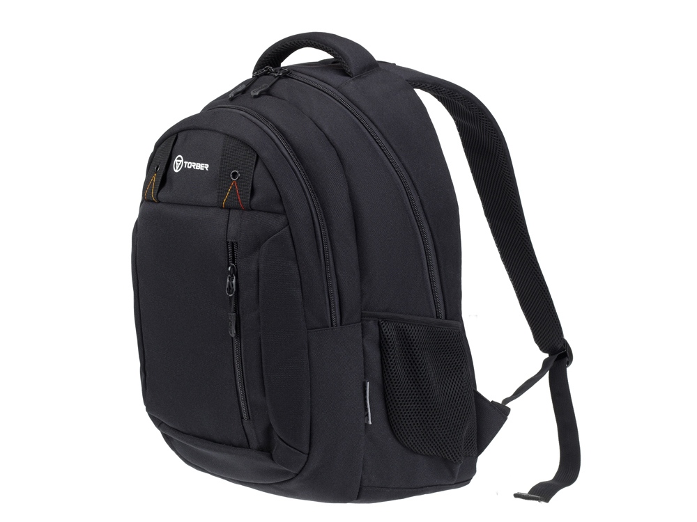 Рюкзак TORBER CLASS X, черный, полиэстер 900D, 45 x 32 x 16 см