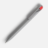 Ручка шариковая Prodir DS1 TMM Dot, серая с красным