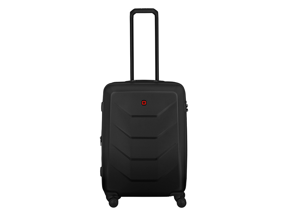 Чемодан WENGER Prymo, чёрный, средний, 45х65х26 см, 59 л, ABS+PC