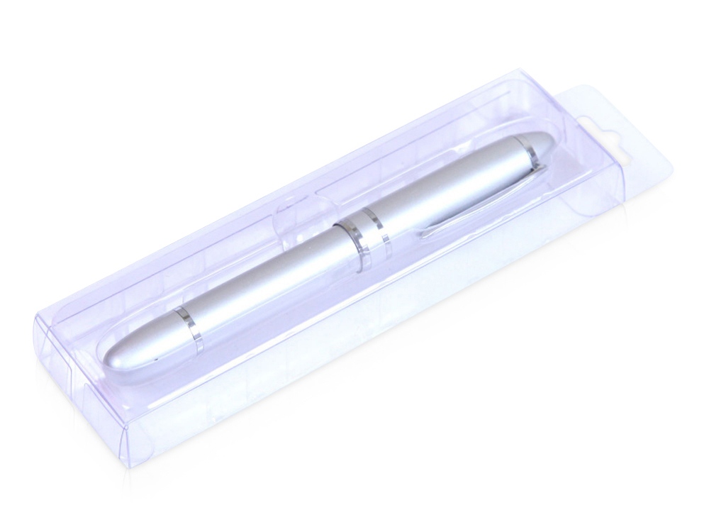 USB-флешка на 64 ГБ в виде ручки с мини чипом, серебро