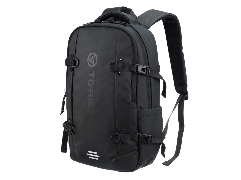 Рюкзак спортивный TORBER Xtreme 18, чёрный, 31 х 12 х 46 см, 17л