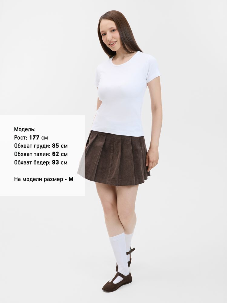 Футболка женская с круглым вырезом Lady 220 белая