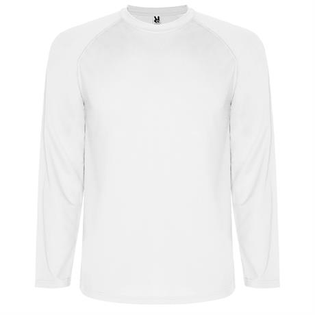 Спортивная футболка MONTECARLO L/S мужская, БЕЛЫЙ S