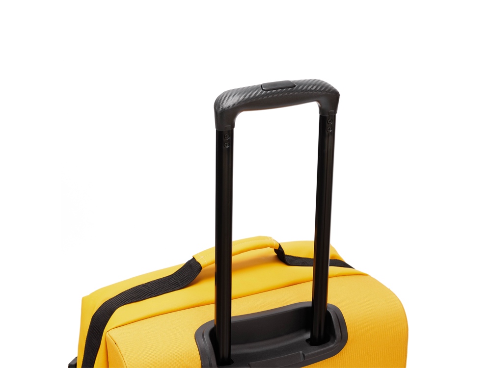 Сумка на колесах TORBER MOBI, желтый, полиэстер 900D с PU покрытием, 60 х 38 х 25,5 см, 57 л