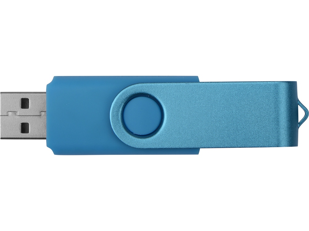 Флеш-карта USB 2.0 8 Gb Квебек Solid, голубой