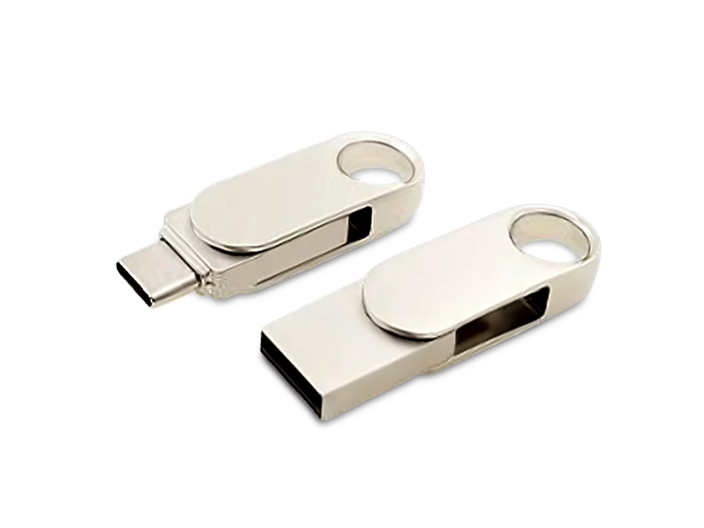 Флешка Uranium на 16 Гб, серебристый