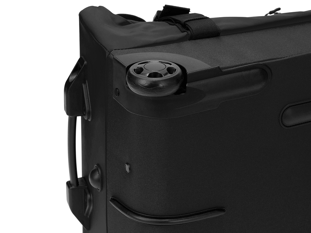 Сумка на колесах TORBER Mobi, чёрный, полиэстер 900D с PU покрытием, 70 х 41 х 28,5 см, 81 л