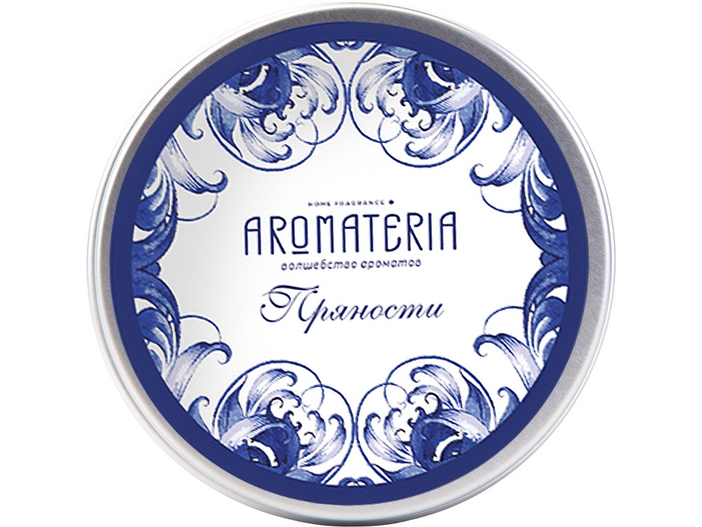 Набор: платок Гжель и свеча Птица счастья