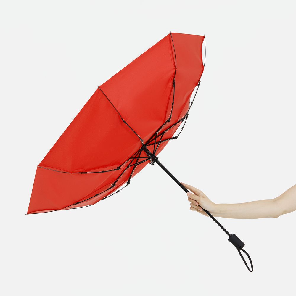 Зонт складной Monsoon, красный