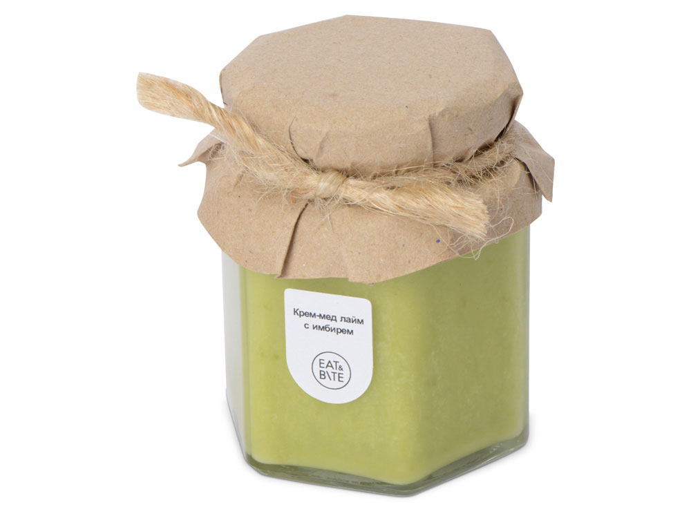 Подарочный набор: кукла фарфоровая, крем-мед, голубой