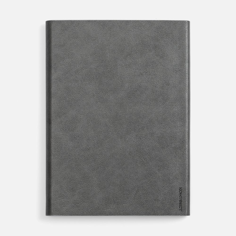 Ежедневник Petrus Flap, недатированный, серый