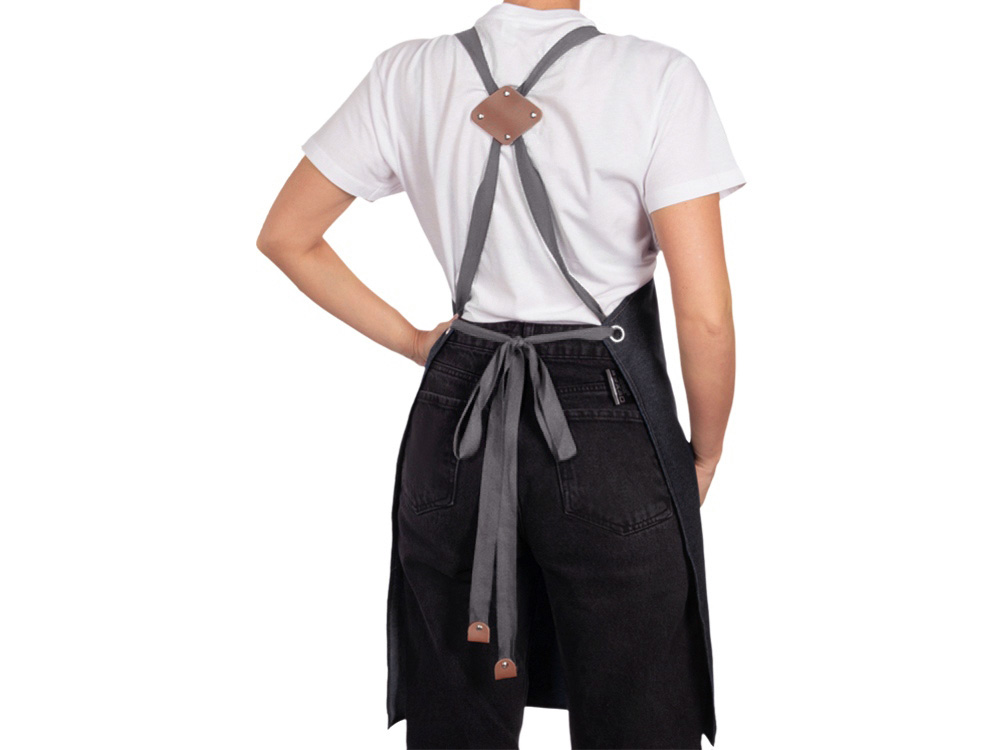 Джинсовый фартук с карманами Fry