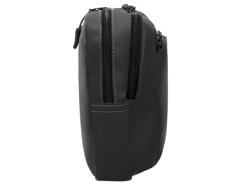 Несессер TORBER Mobi, черный, полиэстер 900D с PU покрытием, 27 х 18 х 6 см