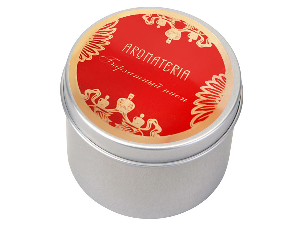 Набор: платок Кремль – Москва и свеча Бархатный пион