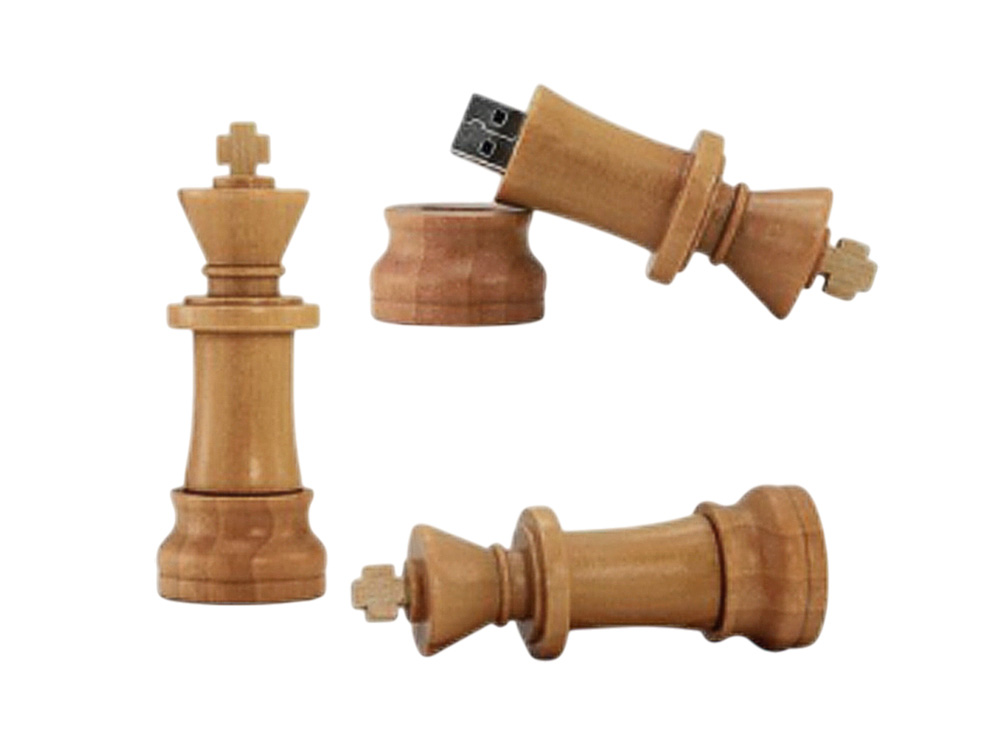 Флешка Ферзь на 64 Гб, белый