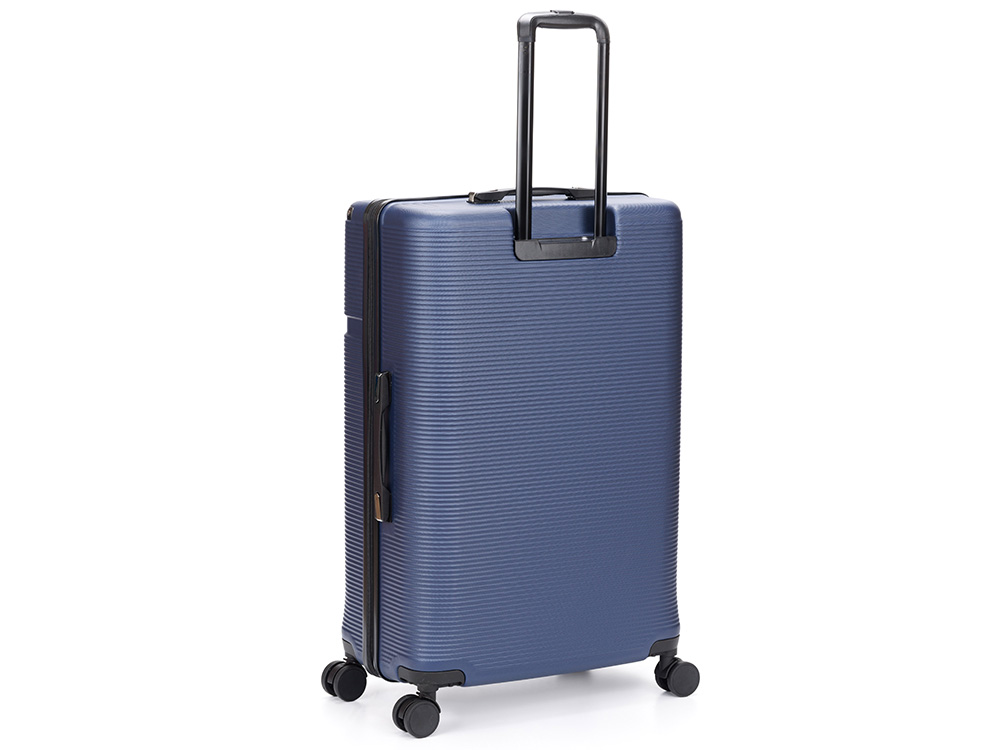 Чемодан TORBER Onego, синий, ABS-пластик, 79,5 х 51 х 29 см, 103 л