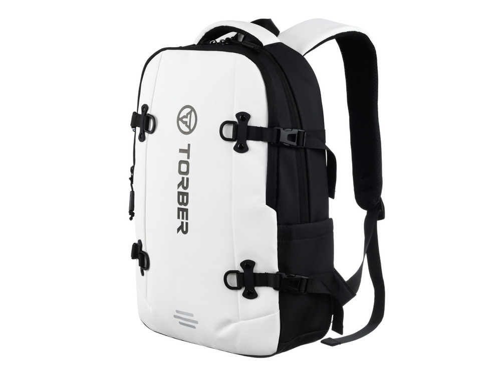 Рюкзак спортивный TORBER Xtreme 18, белый/чёрный, 31 х 12 х 46 см, 17л