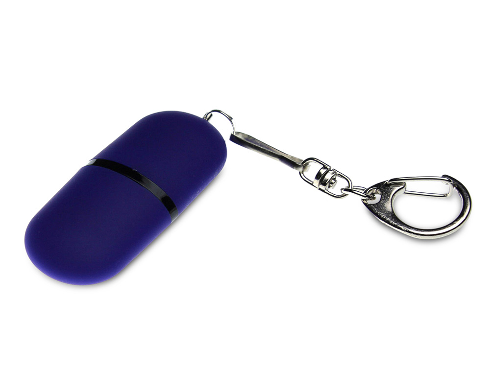 Флешка Goutte Soft-touch на 256 Гб, синий